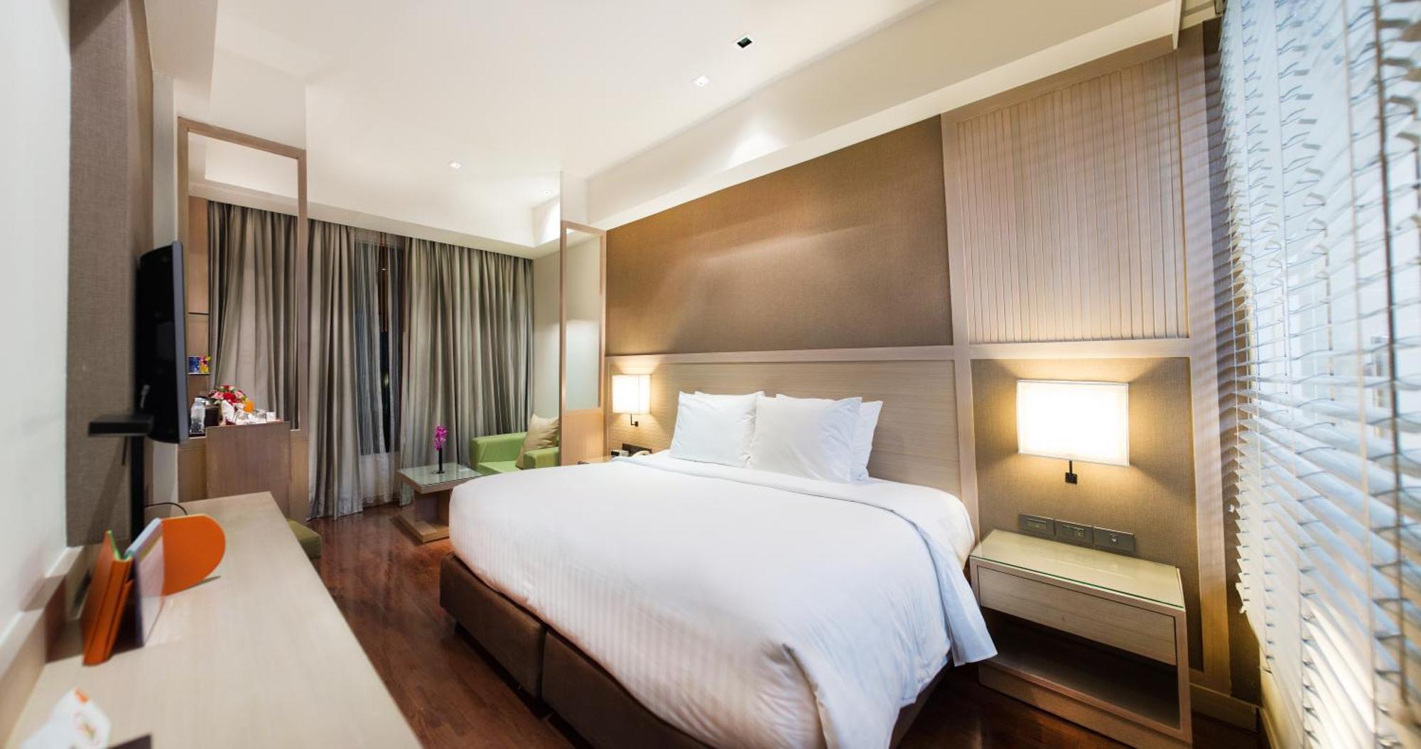 Chambre Double ou Lits Jumeaux Supérieure - Vue sur Piscine